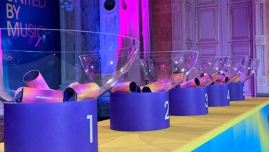 Draw for semi-final running order