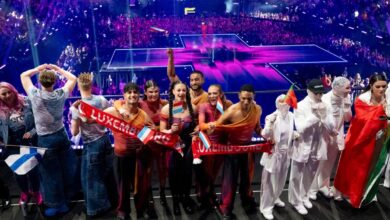 Luxembourg green room esc 2024