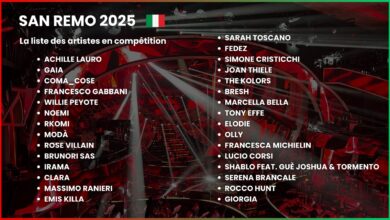 Sanremo2025 Artistes
