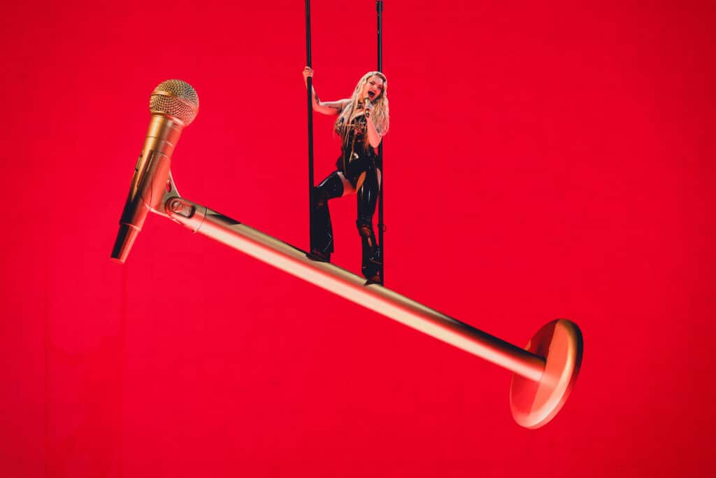 Erika Vikman à l'UMK25 - Credit Miikka Varila / EBU