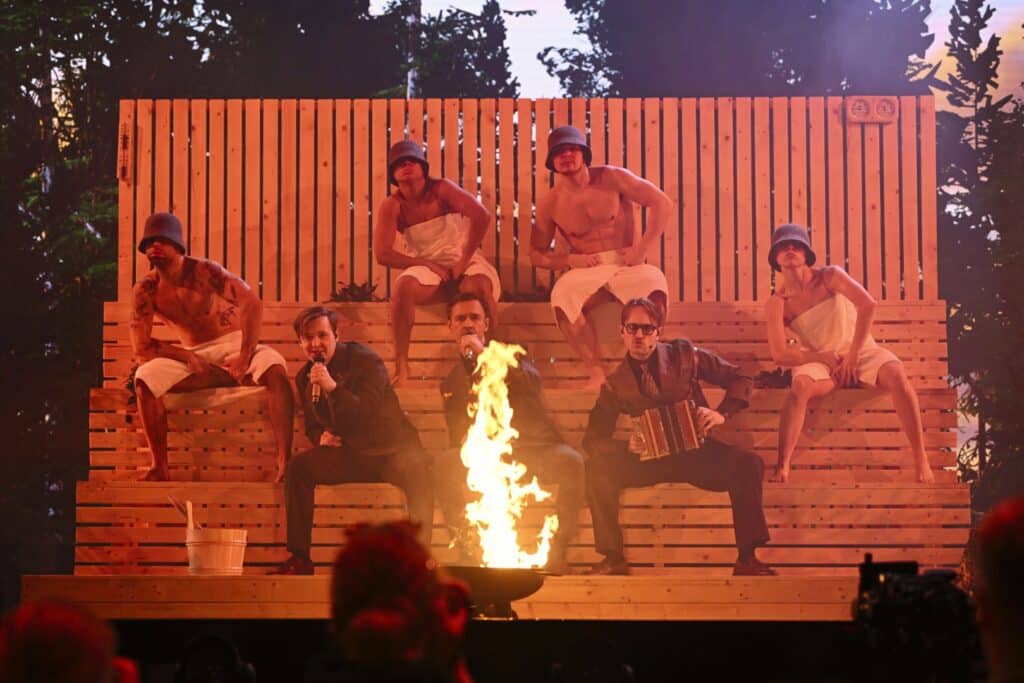 KAJ beim Melodifestivalen 2025 - Foto SVT / Stina Stjernkvist / EBU