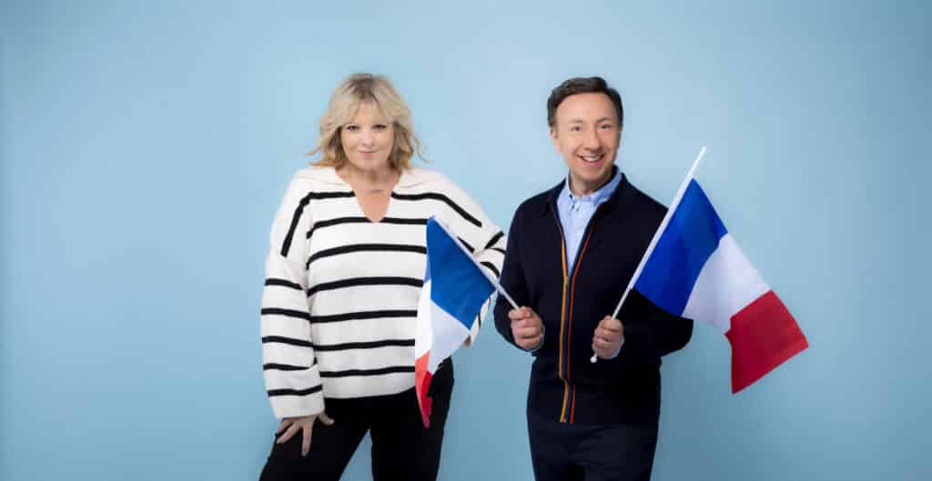 Laurence Boccolini et Stéphane Bern - Crédit photo France Télévisions