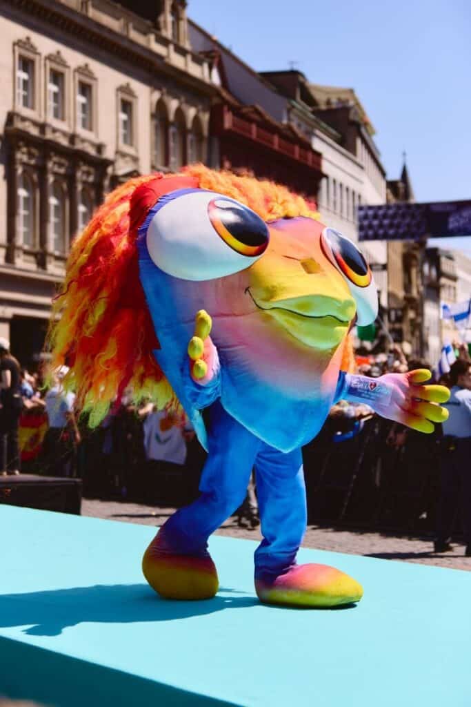 The artists of the 69th Eurovision Song Contest step out on the Turquoise Carpet in Basel - Credit Alma Bengtsson / EBU