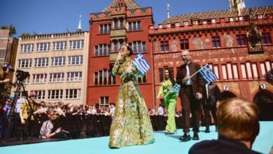 The artists of the 69th Eurovision Song Contest step out on the Turquoise Carpet in Basel - Credit Alma Bengtsson / EBU
