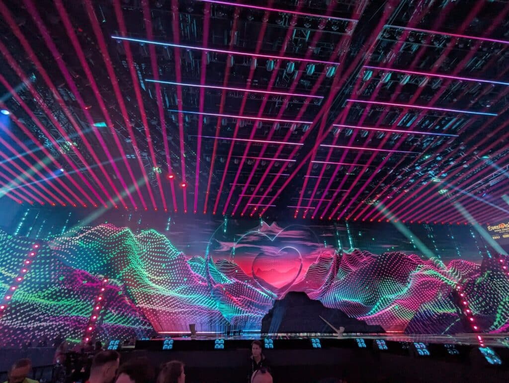 Eurovision 2025 stage