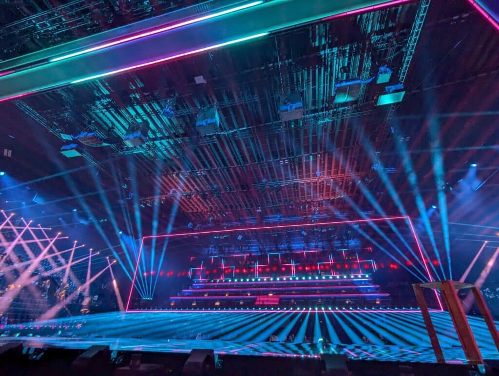 Eurovision 2025 stage, Green Room