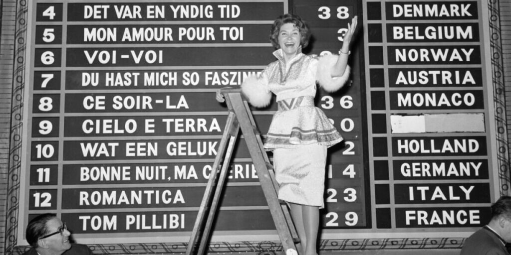 Scoreboard Eurovision 1960