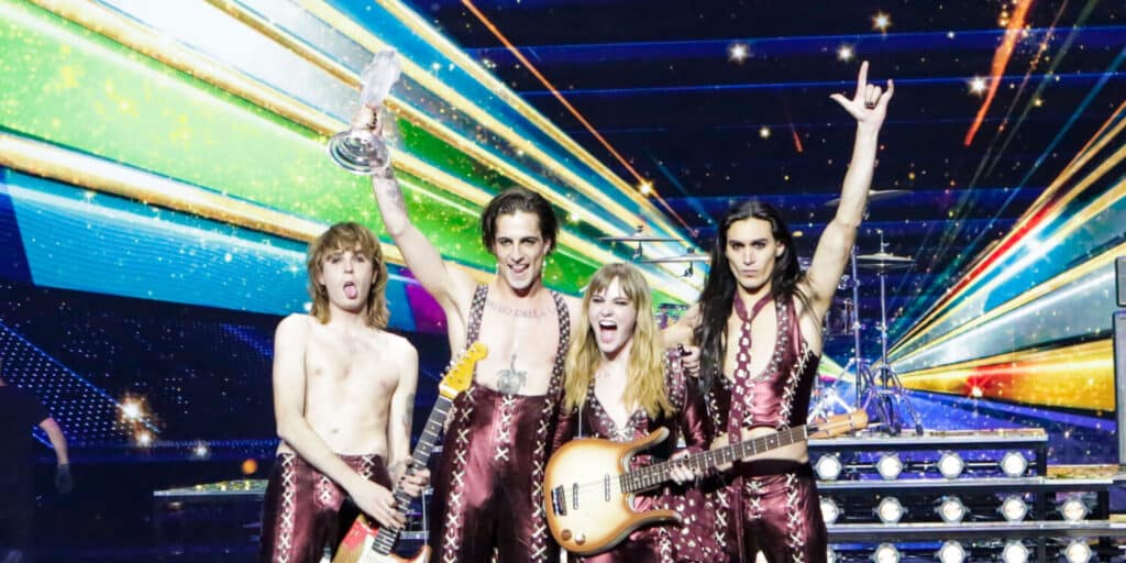 eurovision 2021 winners maneskin from italy