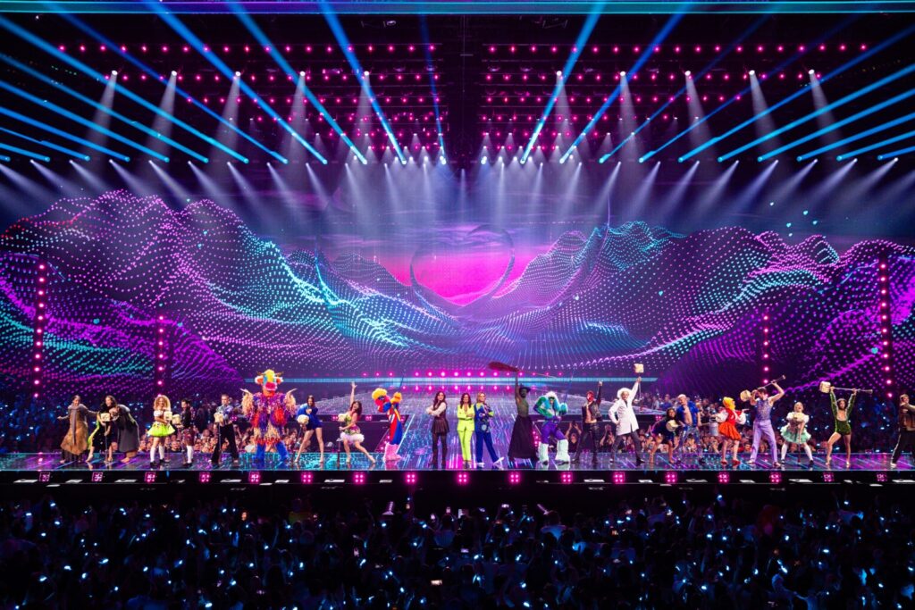 ESC 2025 Basel stage and family